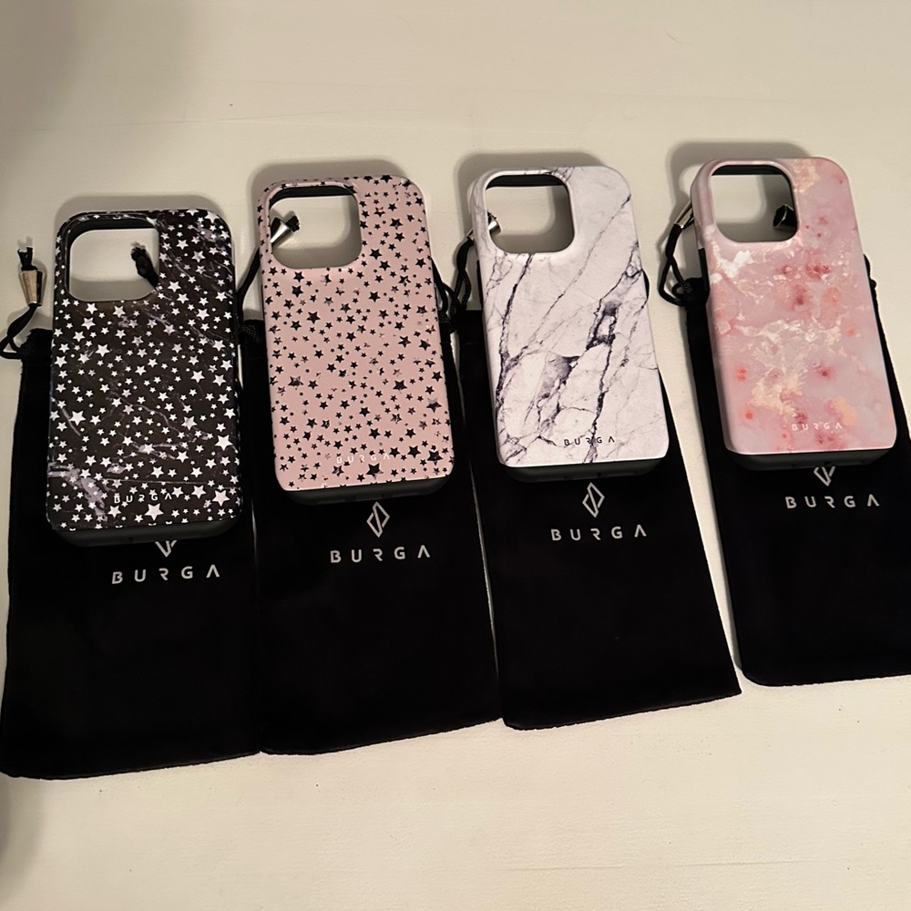 Burga iPhone 14 Pro Cases (x4) Tough MagSafe